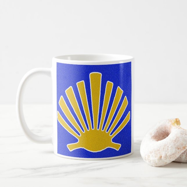 Mug Camino de Santiago Le chemin de saint Jacques 0256 (Avec donut)