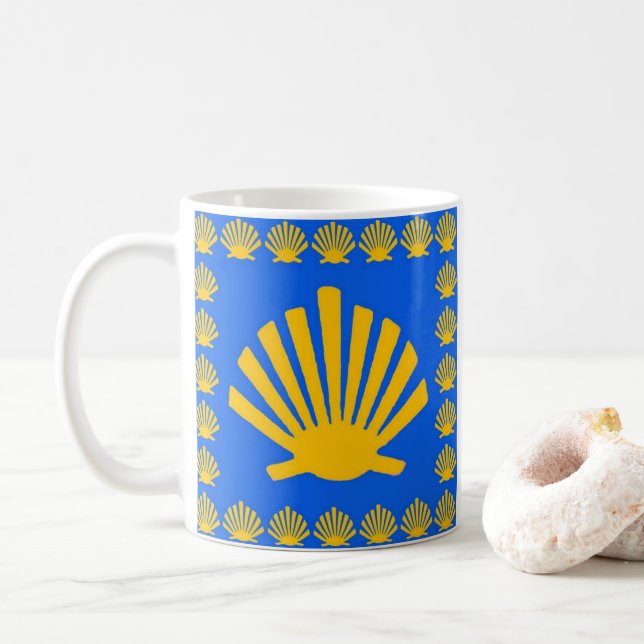 Mug Camino de Santiago Le chemin de saint Jacques 0269 (Avec donut)