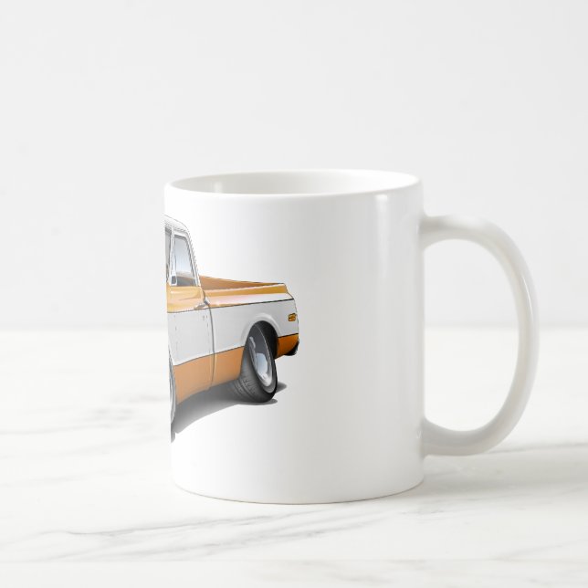 Mug Camion 1970-72 Orange-Blanc de Chevy C10 (Droite)