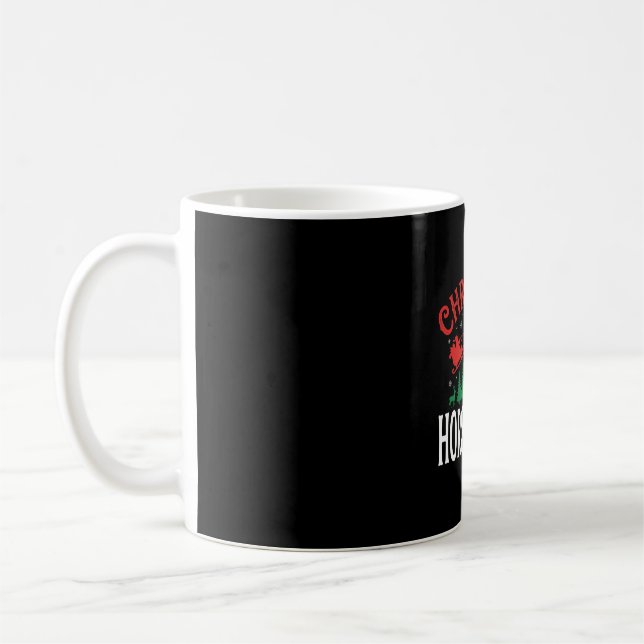 Mug Camion à chevaux de Noël Santa Sleigh (Gauche)