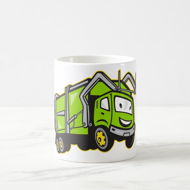 Mug Camion à déchets verts Musique (Créateur téléchargé)