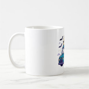 Mug Camion à Glace Hanté Rétro Art Halloween