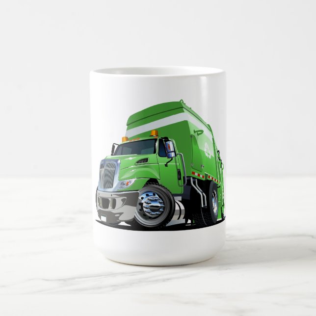 Mug Camion à ordures de dessin (Centre)