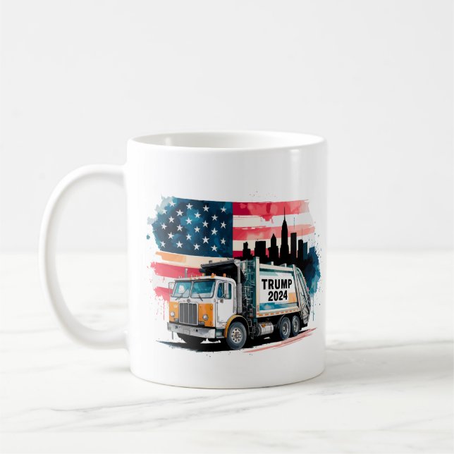 Mug Camion à ordures pour Trump (Gauche)