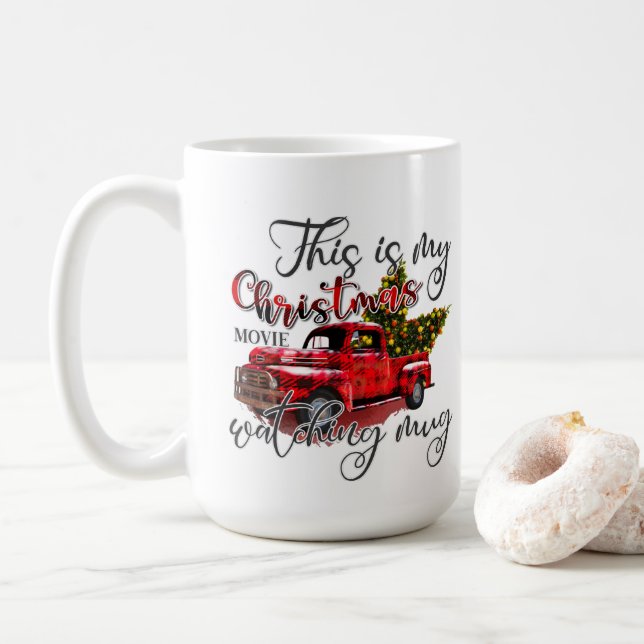 Mug Camion de campagne - film de Noël (Avec donut)