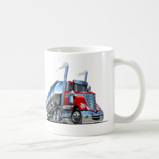 Mug Camion de carburant de dessin animé (Droite)