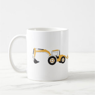 Mug Camion de construction Backhoe