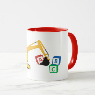 Mug Camion de construction pelleteuse ABC