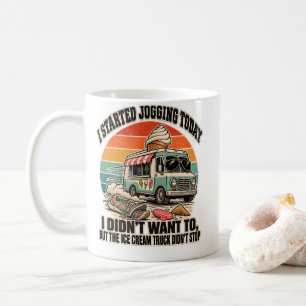 Mug Camion de Glace à Pied N'a Pas Arrêté l'Humour du