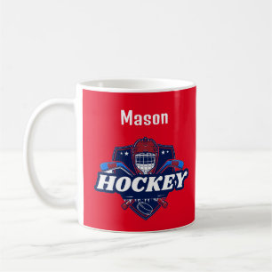 Mug Camion de hockey - Personnalisé -Ajouter le nom #