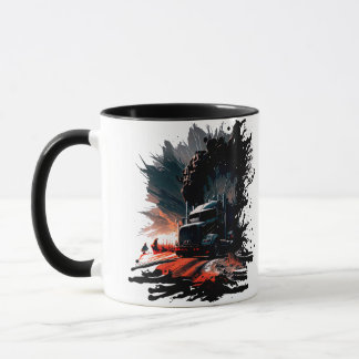 Mug Camion de Mug, cadeau de camion, Roues