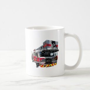 Mug Camion de pompiers avec porte ouverte