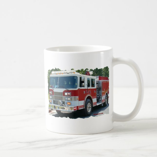 Mug Camion de pompiers de Pierce (Droite)