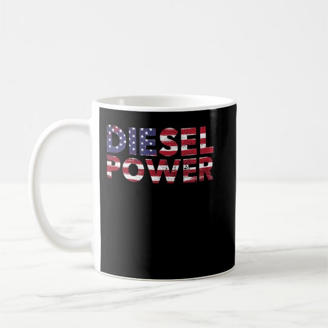 Mug Camion Diesel drôle (Gauche)