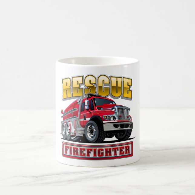 Mug Camion-feu de dessin (Centre)