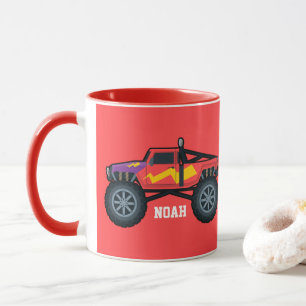 Mug Camion Monster Racing, pour garçons et filles Coff
