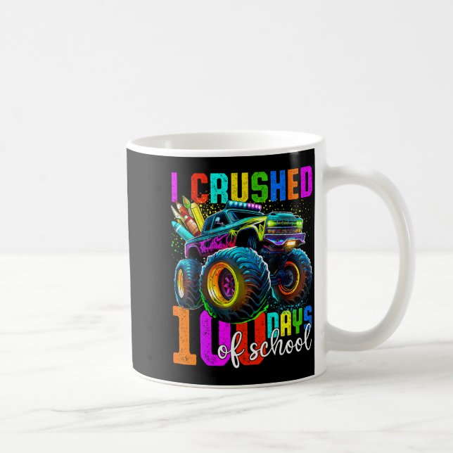 Mug Camion Monstre 100e Jour D'École Garçons 100 Jours (Droite)