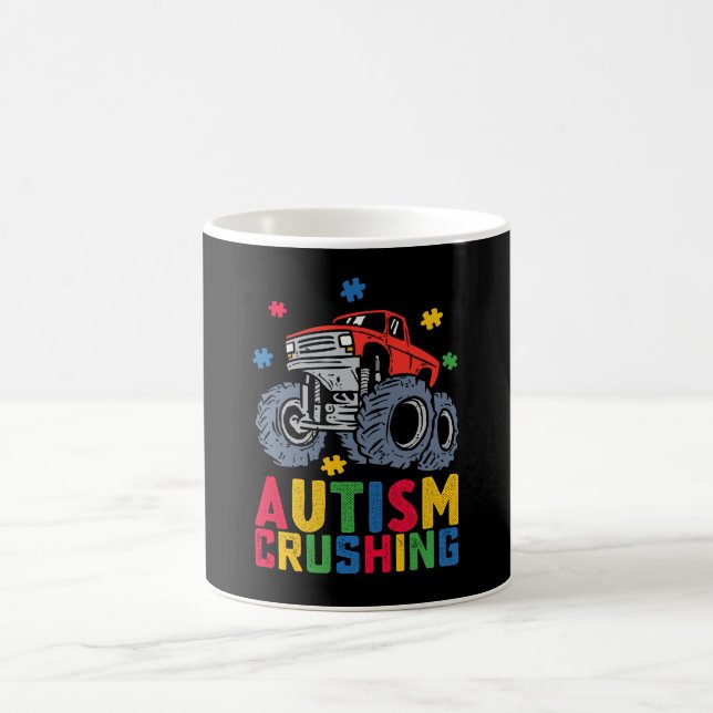 Mug Camion Monstre de Sensibilisation à l'Autisme Écra (Centre)
