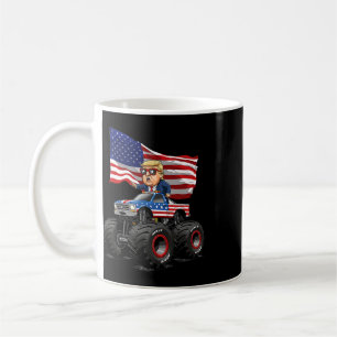 Mug Camion Monstre Donad Trump 4 Juillet Drapeau Usa A