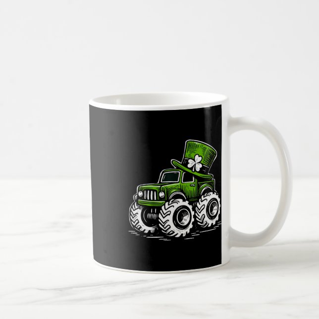 Mug Camion Monstre Shamrocks de la Saint-Patrick  (Droite)
