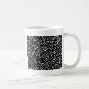 Mug Camion numérique noir blanc Motif jaune
