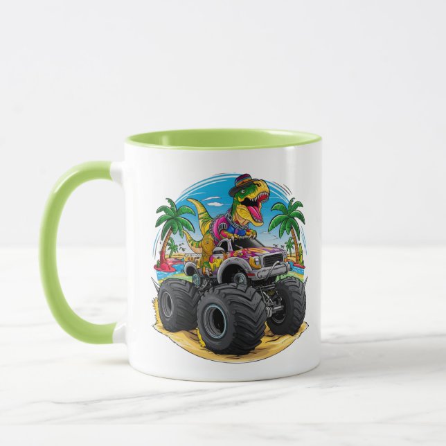 Mug Camion T-Rex Dinosaur Monster (Gauche)
