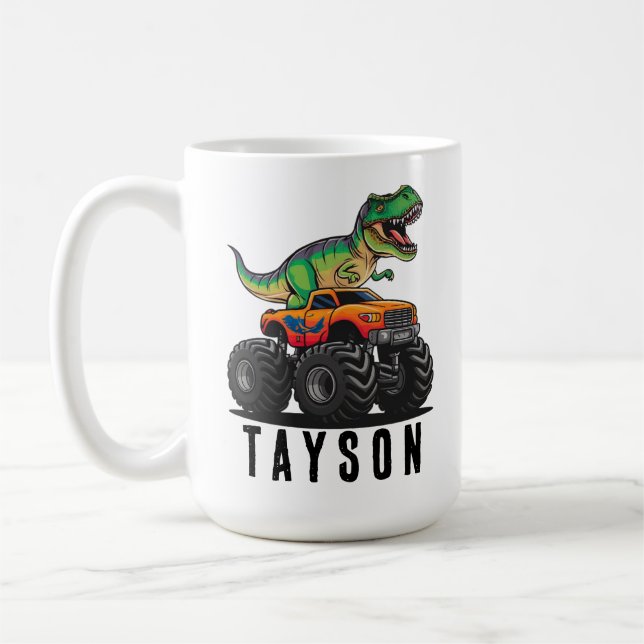Mug Camion T-Rex Dinosaur Monster (Gauche)