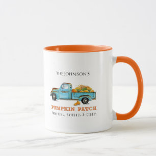 Mug Camion vintage avec Citrouille Personnalisé