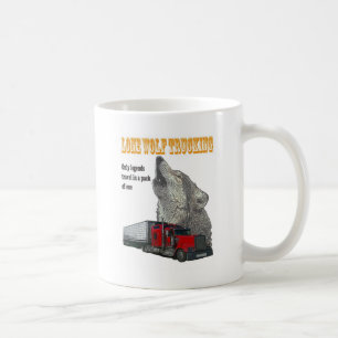 Mug Camionnage de loup solitaire