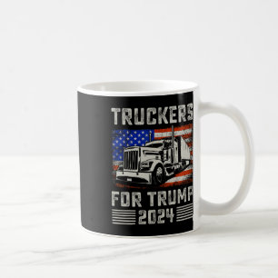 Mug Camionneurs Pour Trump Drapeau Américain - Trump V