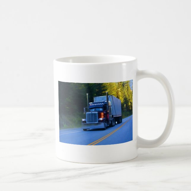 Mug Camions, Big Rig Cargo Truck Art (Droite)