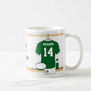 Mug Camions de ventilateur de rugby personnalisés uniq