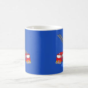 Mug Camions pompiers rouges
