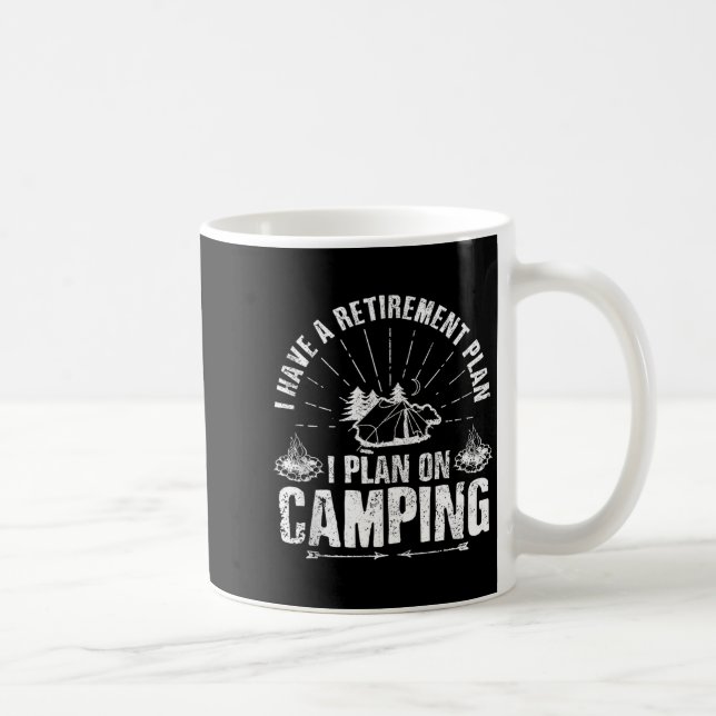 Mug Camng Retirement Gift Funny Quote Outdoor Retired  (Droite)