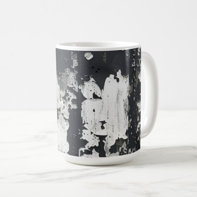 Mug Camo d'arbre d'hiver (Devant droit)