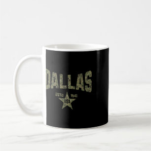 Mug Camo Souvenir Usa Étoile Dallas Texas