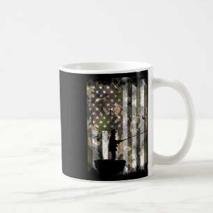 Mug Camo Us Drapeau Pêcheur Vintage Pêche Patriotique