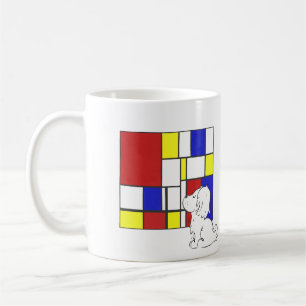 Mug Camomille Inspirée de Mondrian