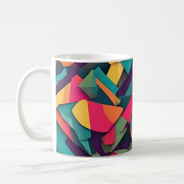 Mug Camouflage Abstrait (Gauche)