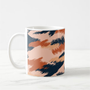 Mug Camouflage Abstrait : Papier peint Vintage sans co