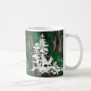 Mug Camouflage Armée Militaire Nom personnalisé Deer S