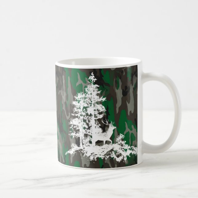 Mug Camouflage Armée Militaire Nom personnalisé Deer S (Droite)