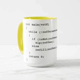 Mug Camouflage de code café pour les développeurs de l
