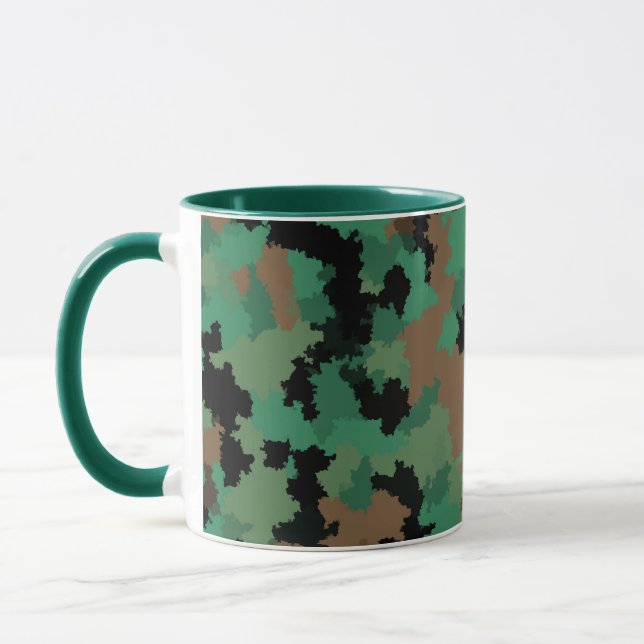 Mug Camouflage de la jungle verte de l'armée Design Mo (Gauche)