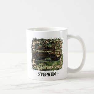 Mug Camouflage de réservoir militaire de père occident