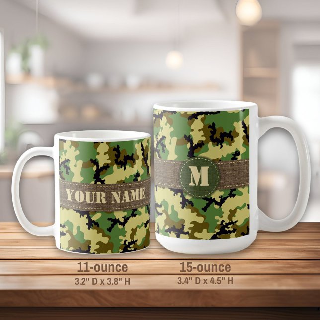 Mug Camouflage des bois (Créateur téléchargé)