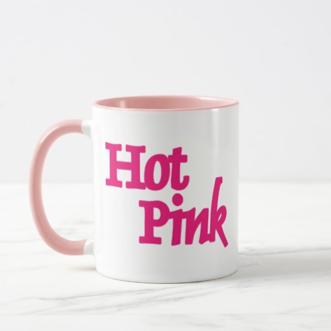 Mug Camouflage rose chaud (Gauche)