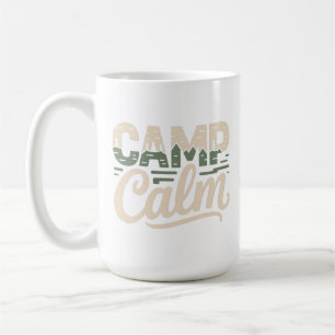 Mug CAMP CALME – Typographie minimale de la nature en
