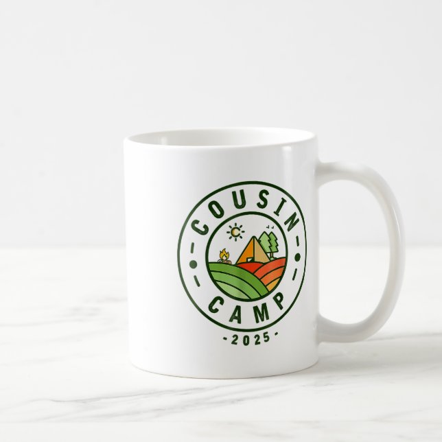 Mug Camp Cousin 2025 Tribe Camping Vacances d'été _1 (Droite)