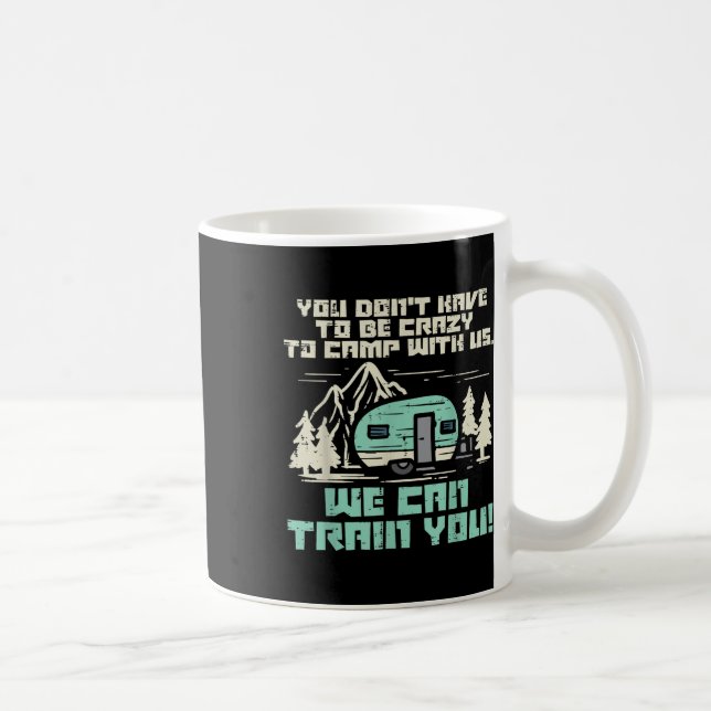 Mug Camp de folie avec nous van de camping drôle RV ca (Droite)